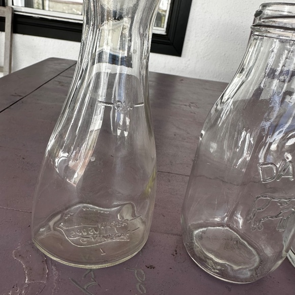 Vintage Small Oil Bottle, Milk Bottle, Jar - Picture 10 of 10